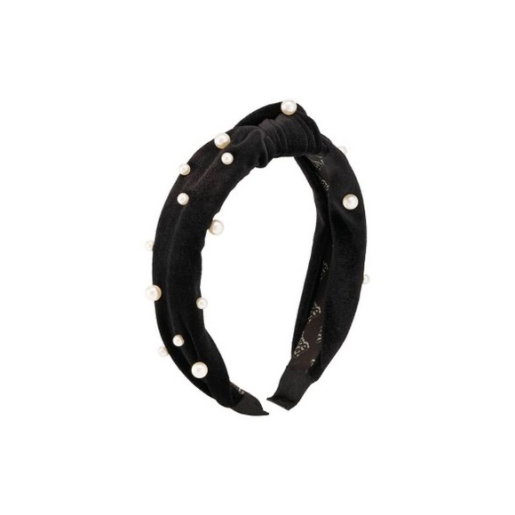 BARBIE x GOODY Ltd Ed. Pearl & Velvet Headband - Picture 3 of 4